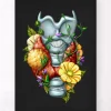 Adénome thyroïdien - Floral - Noir