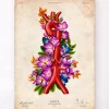 Anatomie de l'aorte - Floral - Vintage