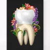 Anatomie dentaire IV - Floral - Noir