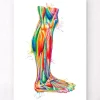 Anatomie des jambes - Aquarelle