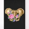 Anatomie du bassin féminin - Floral - Noir