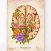 Anatomie du cerveau III - Floral - Vintage