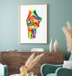 Anatomie du coude - Aquarelle
