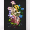 Anatomie du cœur floral I - Noir