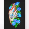 Anatomie du genou II - Floral - Noir