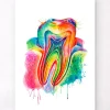 Art d'anatomie dentaire - Aquarelle