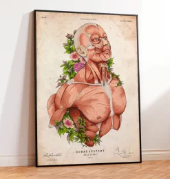 Art d'anatomie du corps masculin