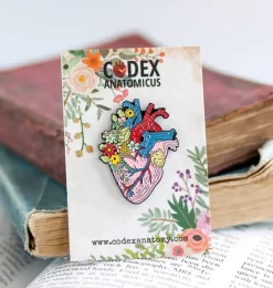 Coeur avec fleurs - Pins