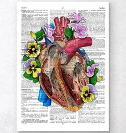 Coeur avec fleurs II - Dictionnaire