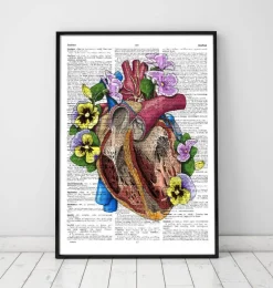 Coeur avec fleurs II - Dictionnaire