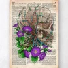 Crâne avec des fleurs - Dictionnaire