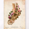 Fracture de la cheville - Floral - Vintage
