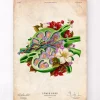 Ganglion lymphatique - Floral - Vintage