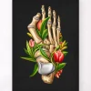 Hallux valgus - Floral - Noir