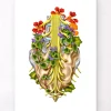 Nerfs sacrés - Floral - Blanc