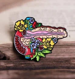 Pancréas avec fleurs - Pins