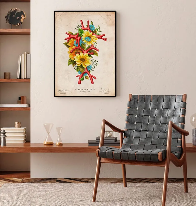 Polygone de Willis - Floral - Vintage