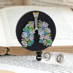 Poumons - Porte-badge rétractable
