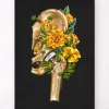 Prothèse totale de hanche - Floral - Noir