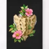 Sacrum et coccyx - Floral - Noir