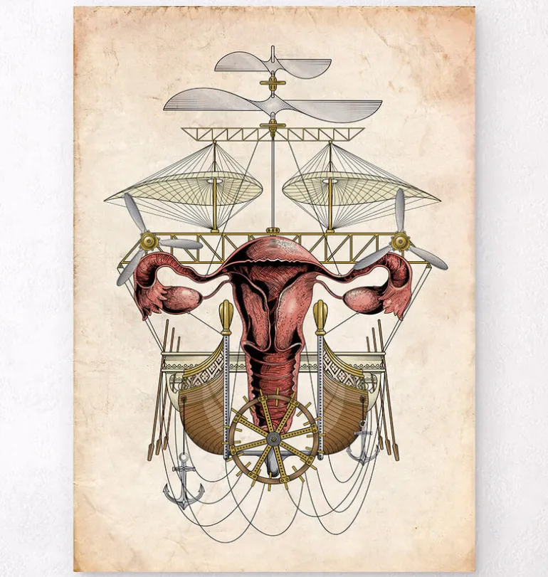 Steampunk utérus