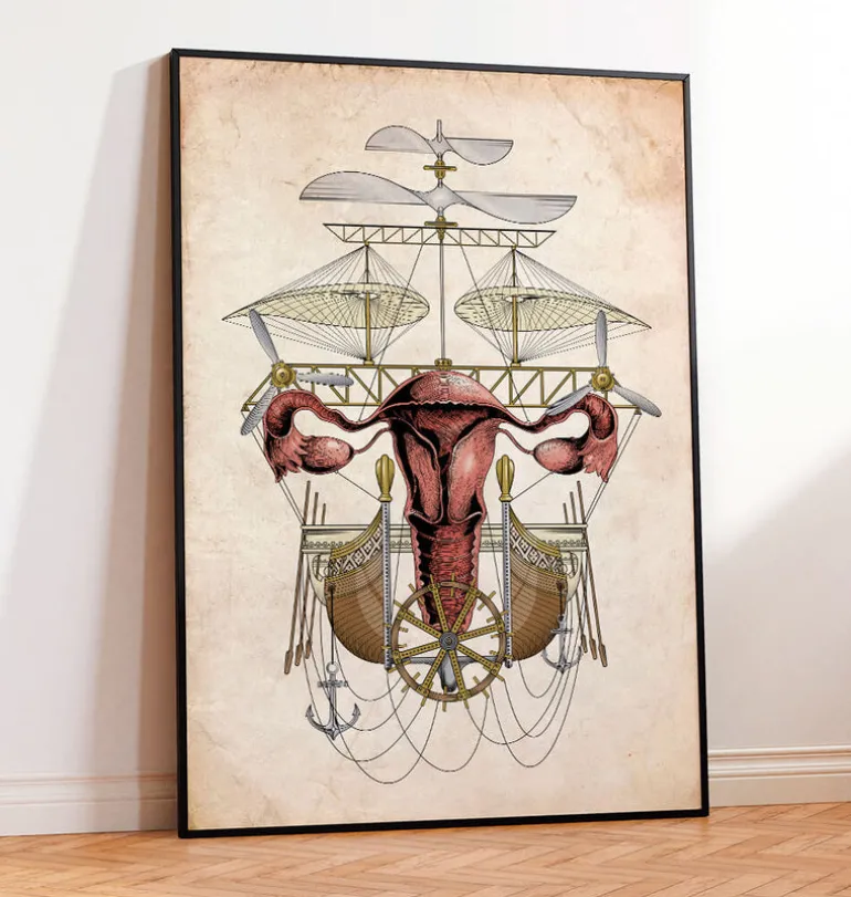 Steampunk utérus