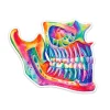Sticker d'anatomie de la mâchoire - Aquarelle