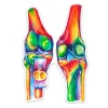 Sticker d'anatomie des genoux - Aquarelle
