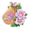 Sticker d'anatomie mammaire - Floral