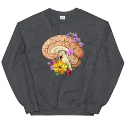 Sweat Unisex Cerveau II - Floral