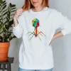 Sweat Unisexe Bacteriophage - Aquarelle