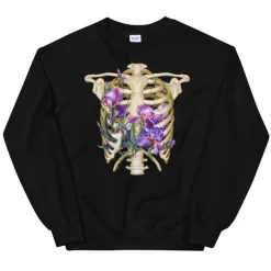 Sweat Unisexe Cage Thoracique - Floral