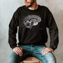 Sweat Unisexe Cerveau I - Chalkboard