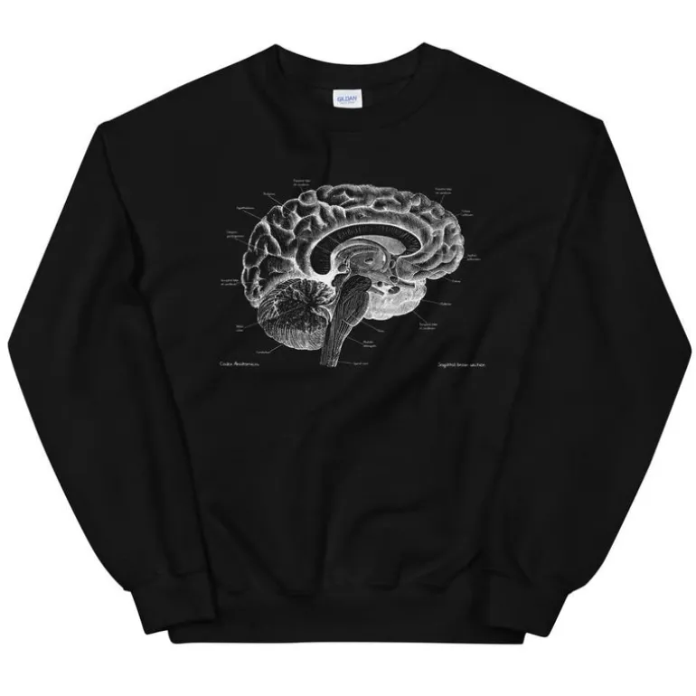 Sweat Unisexe Cerveau I - Chalkboard