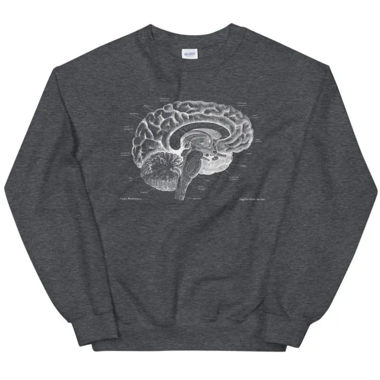 Sweat Unisexe Cerveau I - Chalkboard