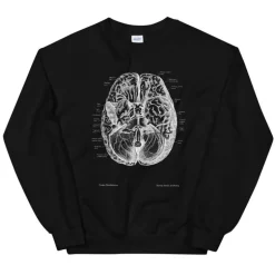 Sweat Unisexe Cerveau II - Chalkboard