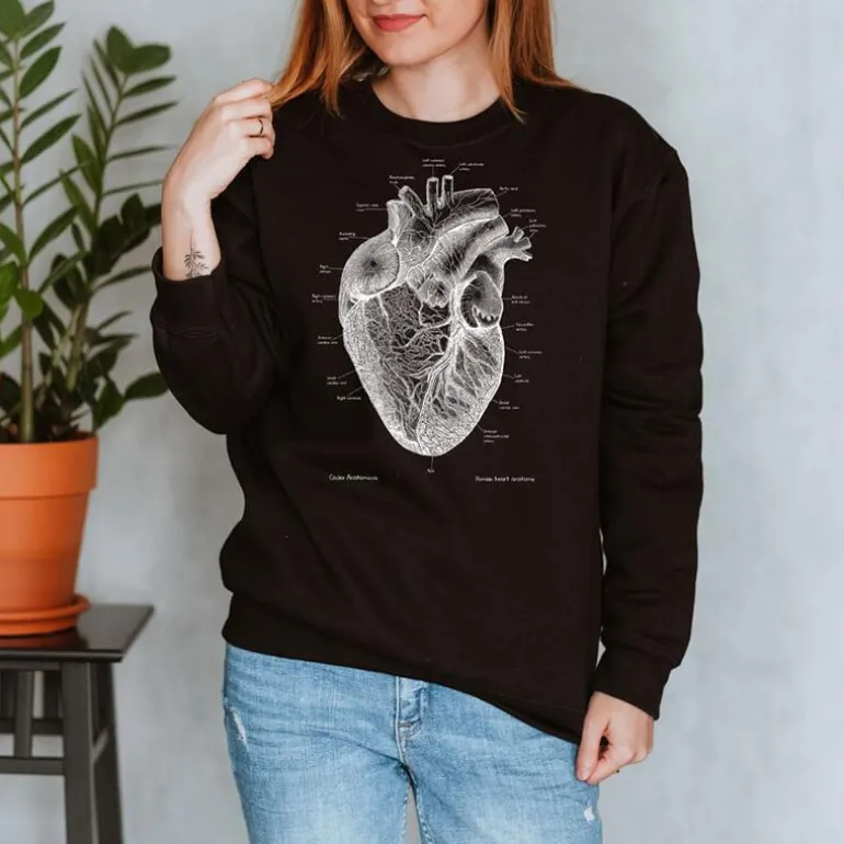Sweat Unisexe Coeur I - Chalkboard