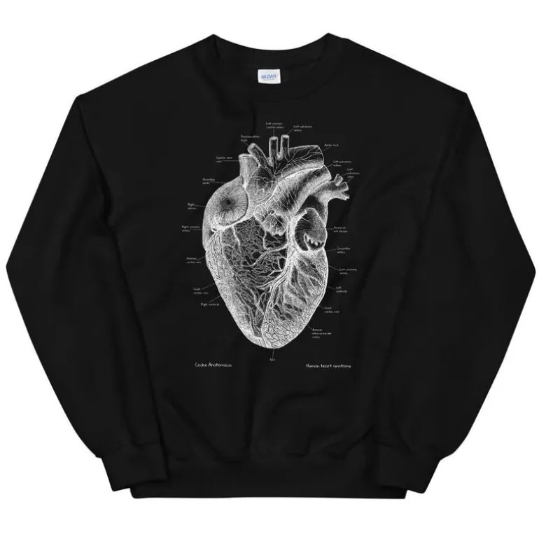 Sweat Unisexe Coeur I - Chalkboard
