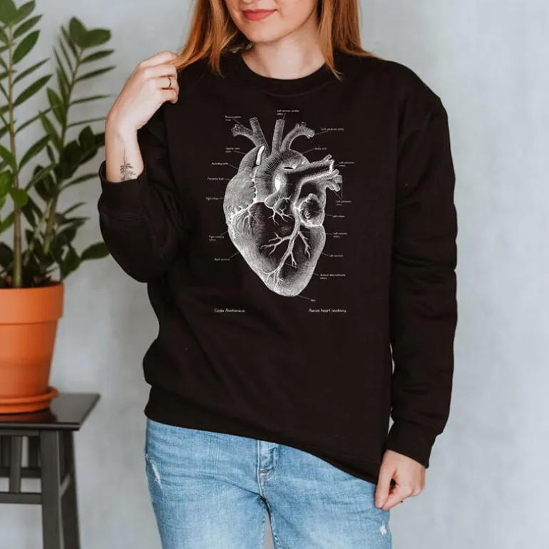 Sweat Unisexe Cœur III - Chalkboard