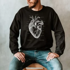 Sweat Unisexe Cœur III - Chalkboard