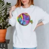 Sweat Unisexe des Yeux - Aquarelle
