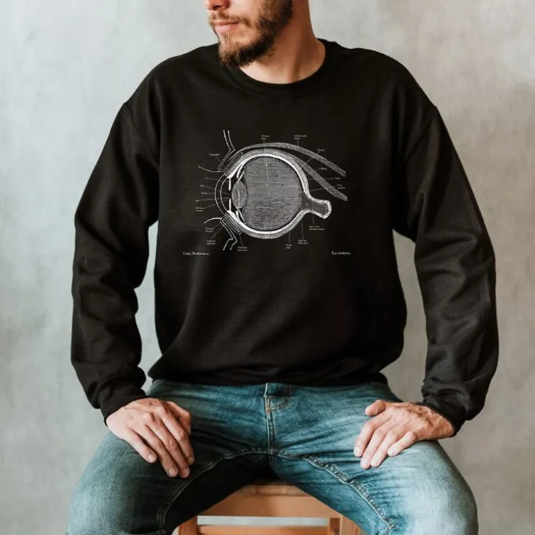 Sweat Unisexe Oeil - Chalkboard
