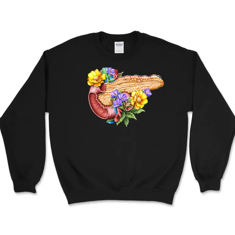Sweat Unisexe Pancreas - Floral