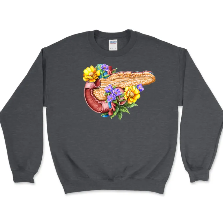 Sweat Unisexe Pancreas - Floral