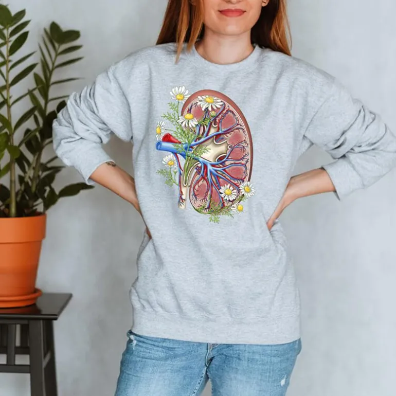 Sweat Unisexe Rein - Floral