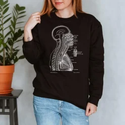 Sweat Unisexe Section de Tête II - Chalkboard