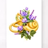 Système vestibulaire - Floral - Blanc