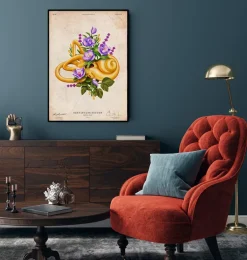 Système vestibulaire - Floral - Vintage