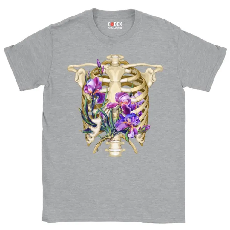 T-shirt Unisexe Cage Thoracique - Floral