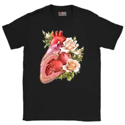 T-shirt Unisexe Cœur II - Floral